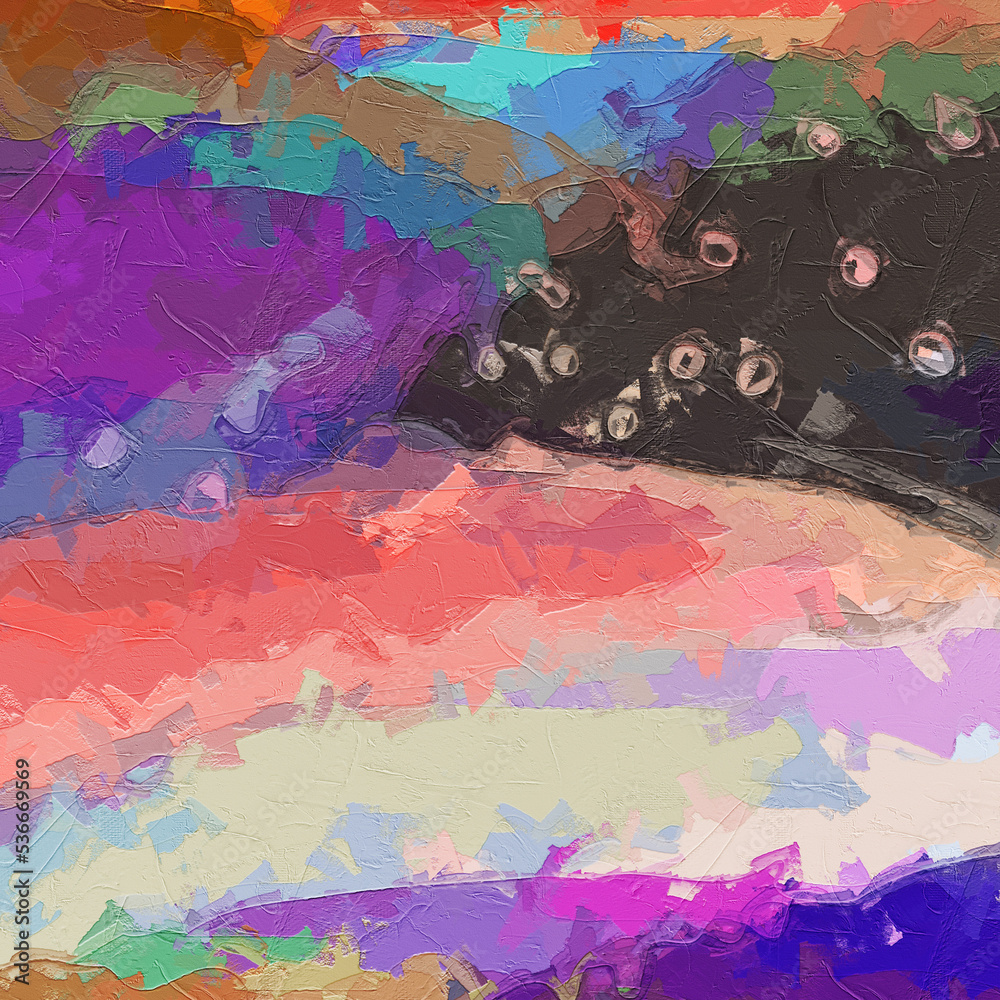 Naklejka premium abstract colorful geometric texture illustration