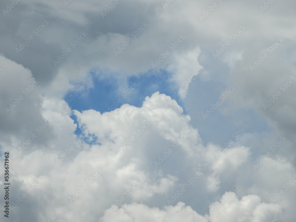 Obraz premium blue sky with clouds