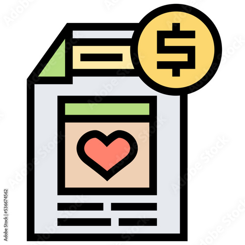 handout icon