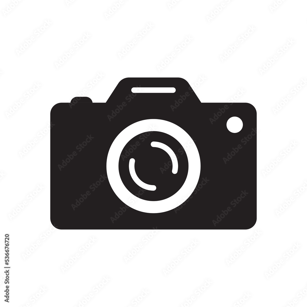 Photo camera vector icon. Camera icon. Flat photo camera . Photography symbol. Good for website design, web button, mobile app. Vector illustration Photo camera vector icon. Camera icon. Flat photo camera . Photography symbol. Good for website design, web button, mobile app. Vector illustration