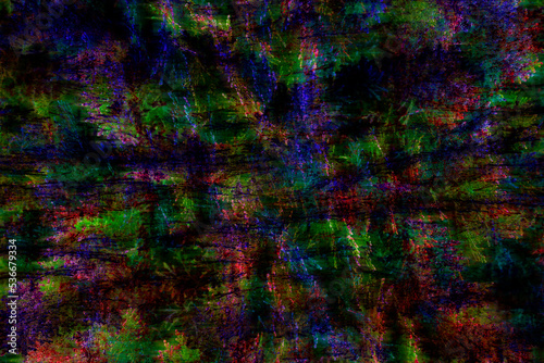 Abstract illustration  with retro material like wallpaper paint.