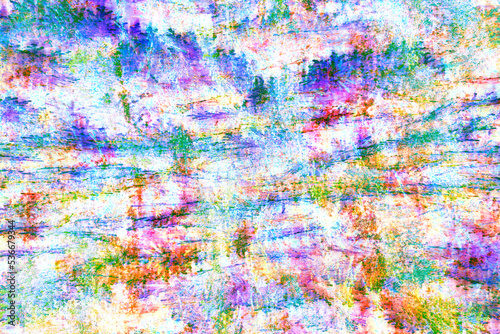 Abstract illustration  with retro material like wallpaper paint.