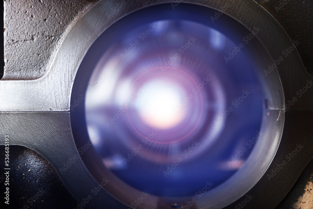 Dramatic light effect from engine block, Engineering and Technology concept Dramatic light effect from engine block, Engineering and Technology concept