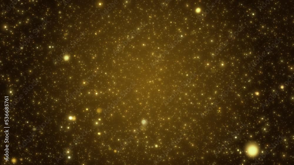 beautiful gold glittering particles blinking background