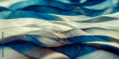 Swirling white and blue bac...