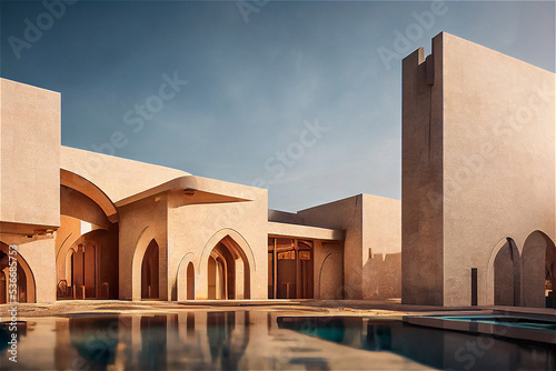 Arab modern palace