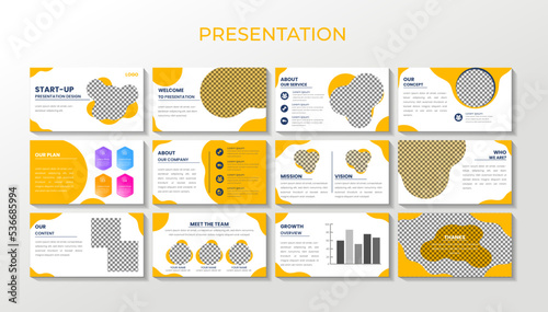 power point company report project,  marketing presentation Corporate Business power point presentation template and identity design