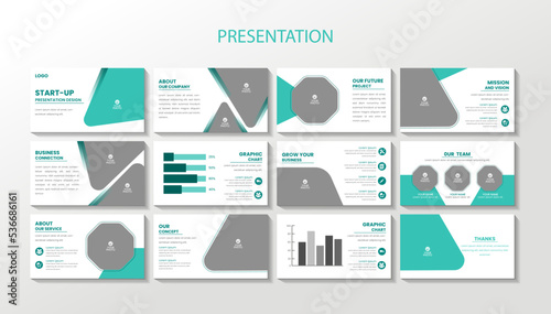 presentation report Corporate Business power point presentation template