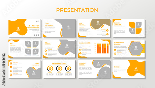 company presentation report Corporate Business power point presentation template