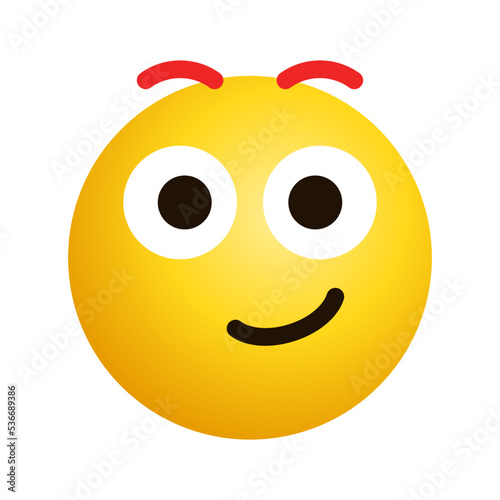 Art illustration Design Emoji face expression symbol emoticon of smile good mood