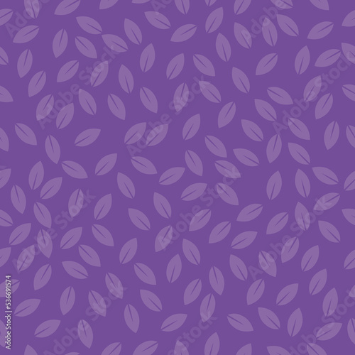 Flower leaf fashion design, natural ornament seamless pattern, textile background vector illustration