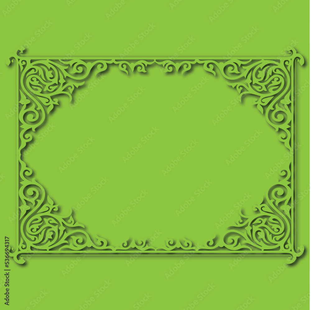 Frame, in the style of an ornament, Vector illustration eps 10, Art. Frame, in the style of an ornament, Vector illustration eps 10, Art.