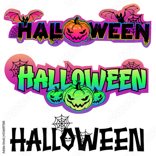 Halloween party editable text style effectsuitable for halloween banner event theme photo