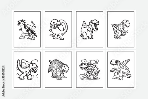 dinosaur coloring pages easy