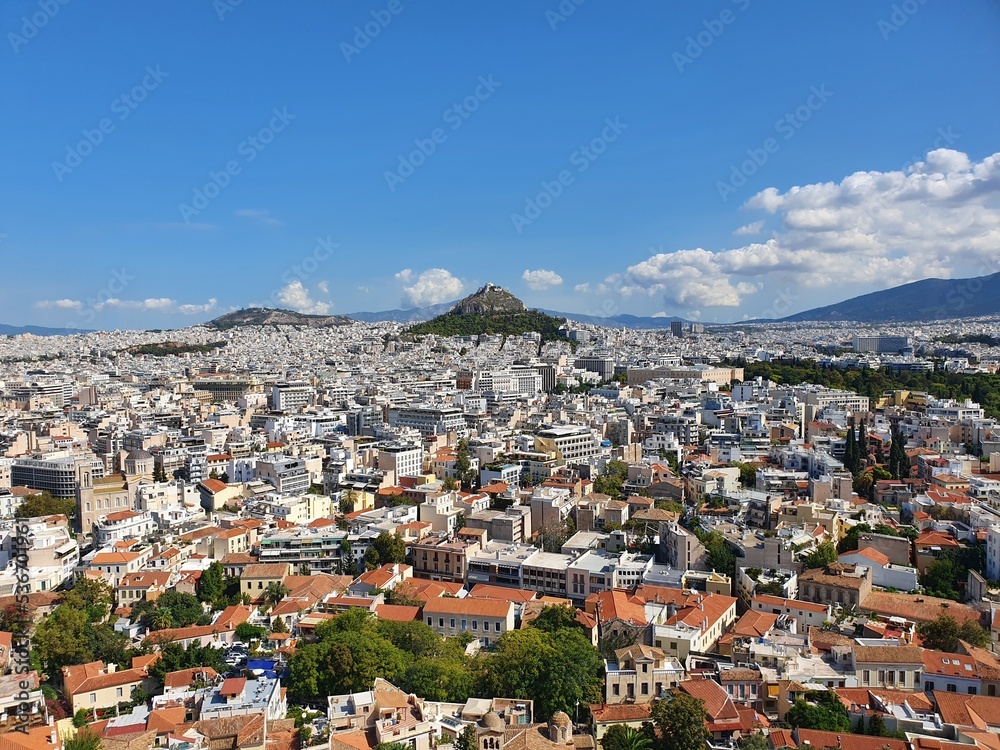 Panorama view of Athens