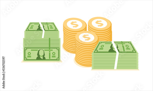 International day of bank vector graphics with bank, money and map symbols