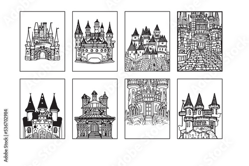 Castle coloring pages
