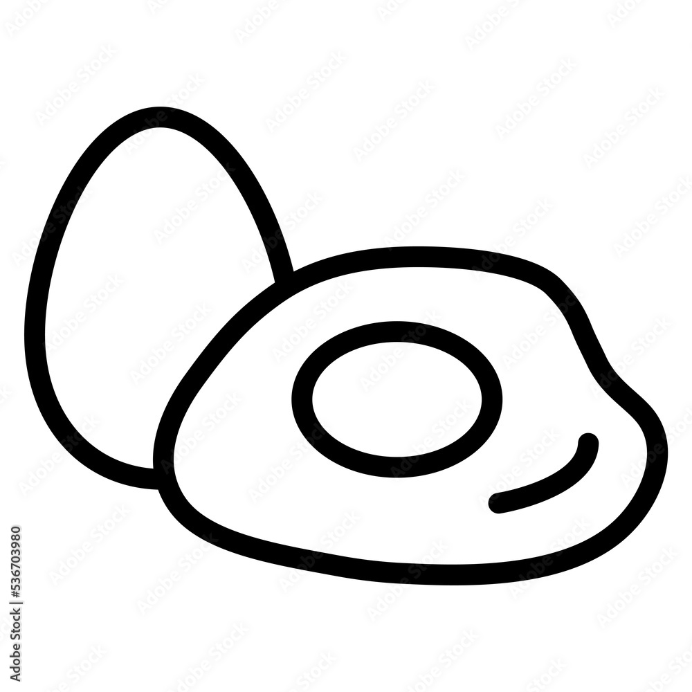 Boiled egg, egg yolk, eggs icon Boiled egg, egg yolk, eggs icon