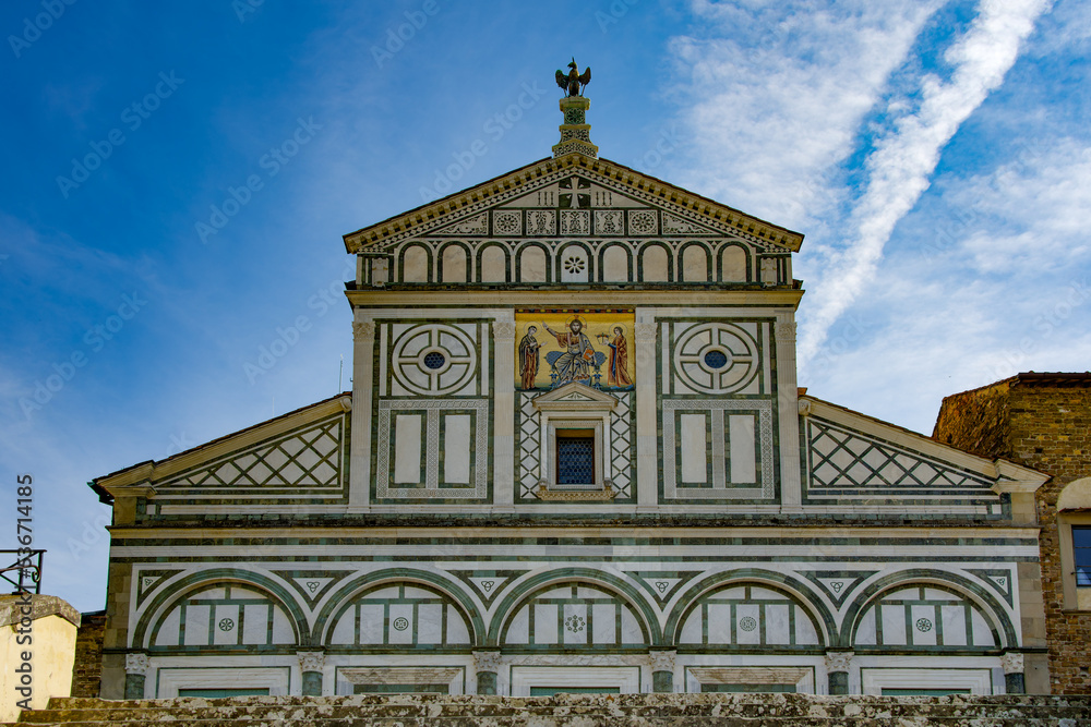 Basilica of San Miniato al Monte Florence Tuscany Italy