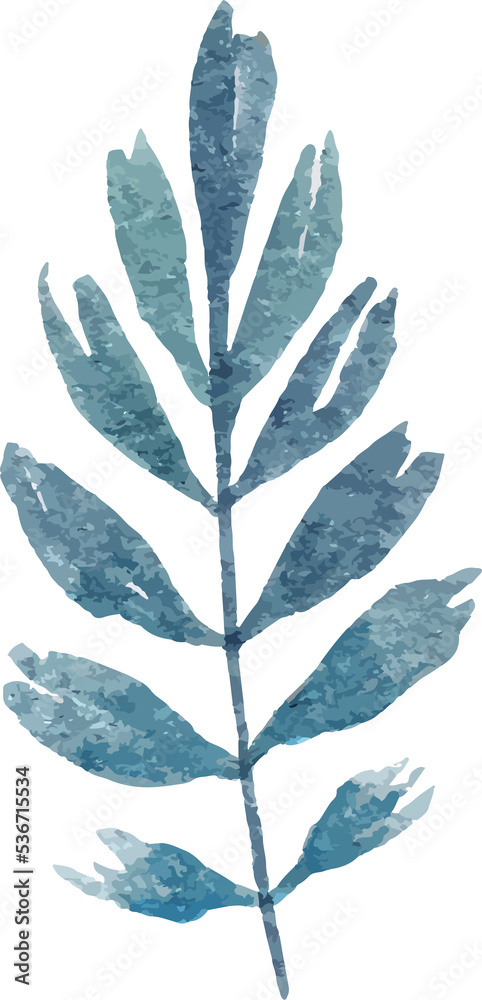 Fototapeta premium watercolor minimal design floral