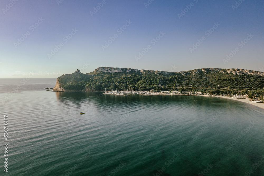 Drone Shot of Poetta Beach, Sardinia Drone Shot of Poetta Beach, Sardinia