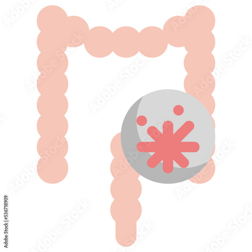 cancer intestine organ colon icon