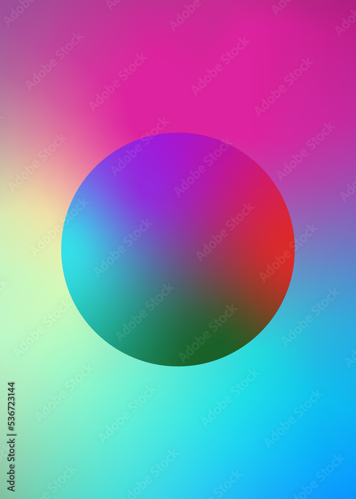 Gradient Sphere Aura Background