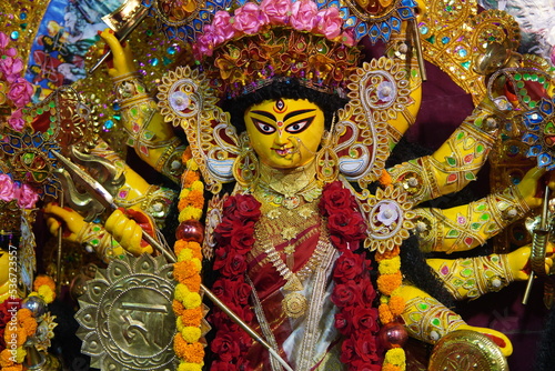 Valokuva Hindu Goddess Durga, Hindu Goddess Durga idol