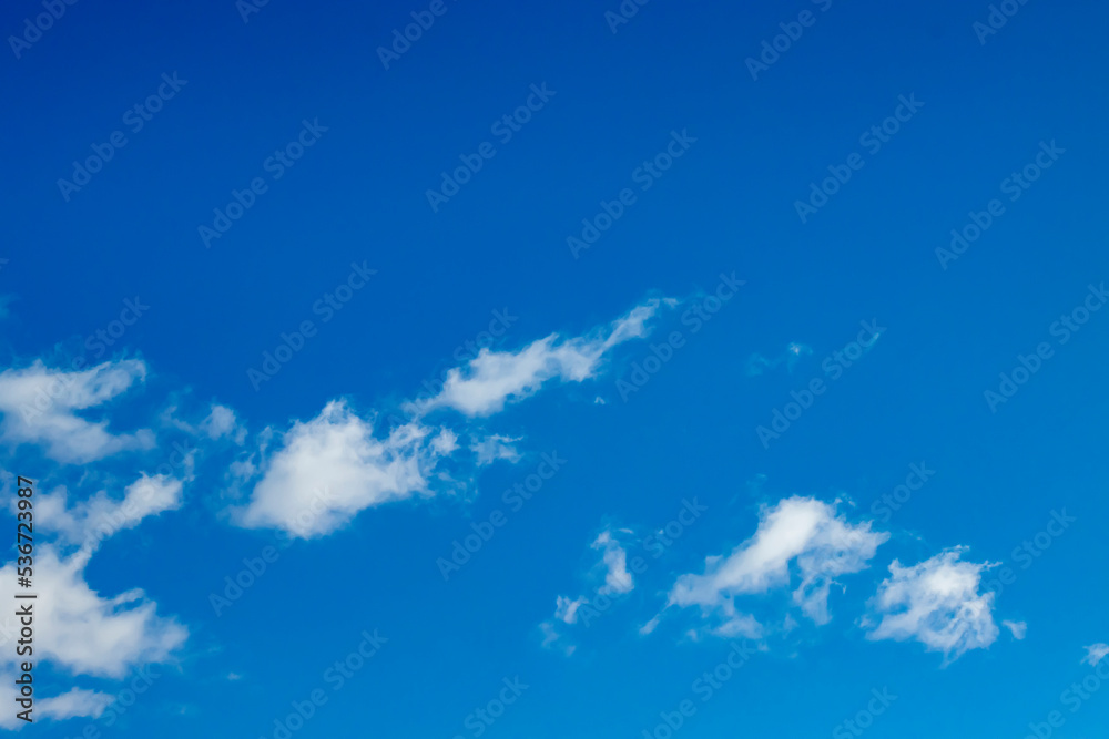 Texture of a beautiful blue sky with small clouds Texture of a beautiful blue sky with small clouds