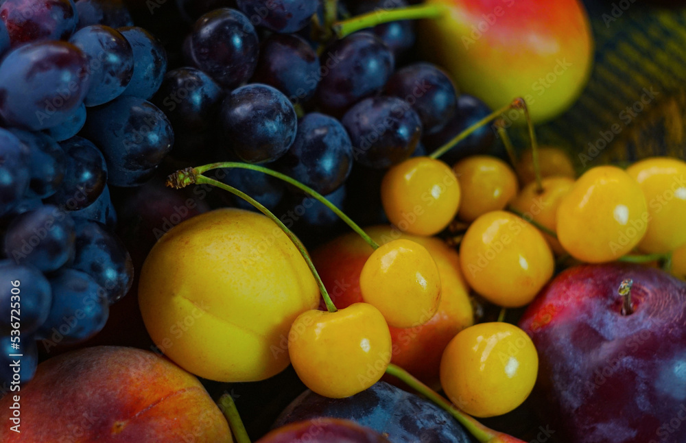 Various fruits on the table Various fruits on the table