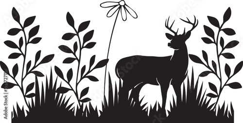Christmas deer design