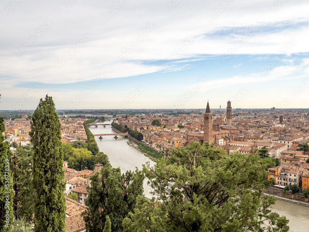 Verona - Etsch Fluss Panorama