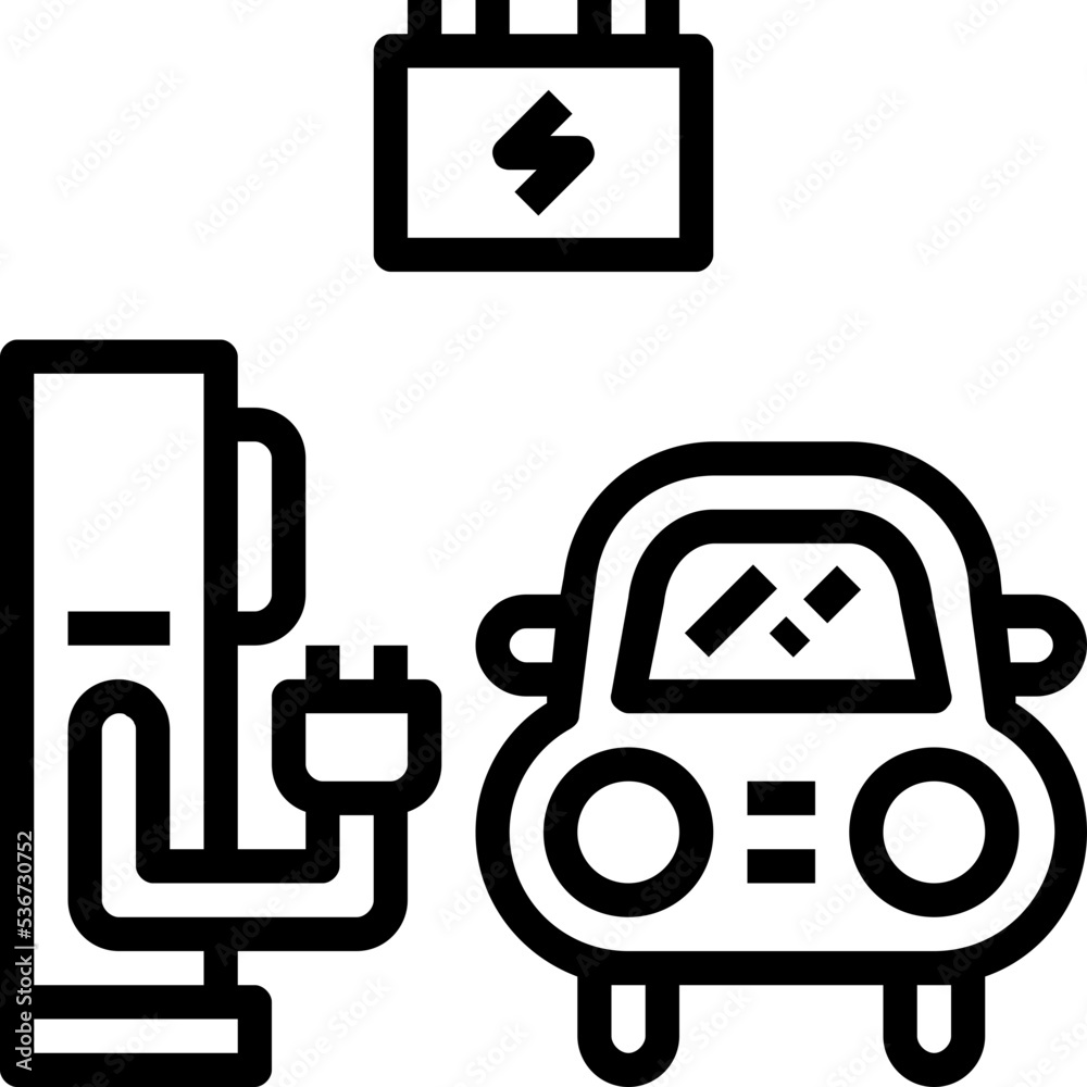 energy eco station icon