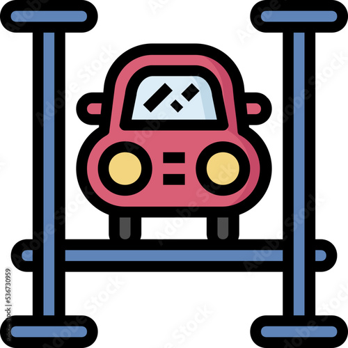 lift hoist suspension icon