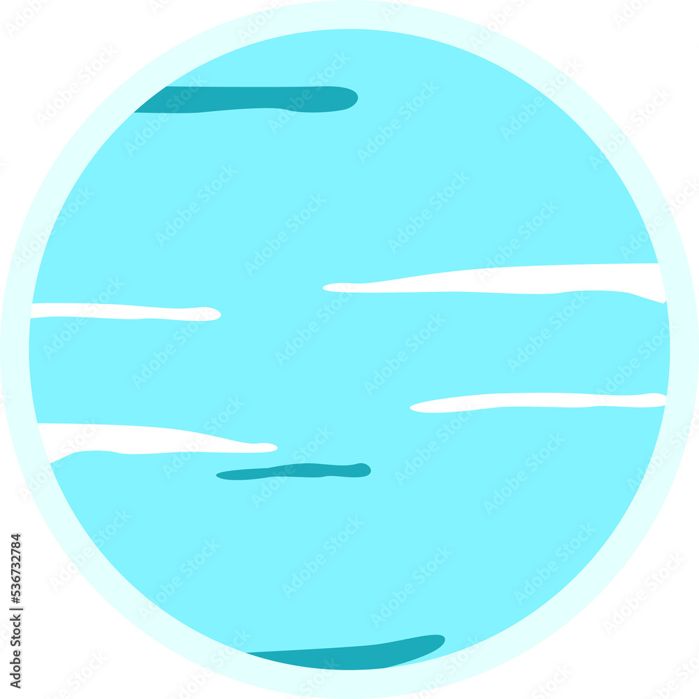 Uranus icon. Uranus icon.