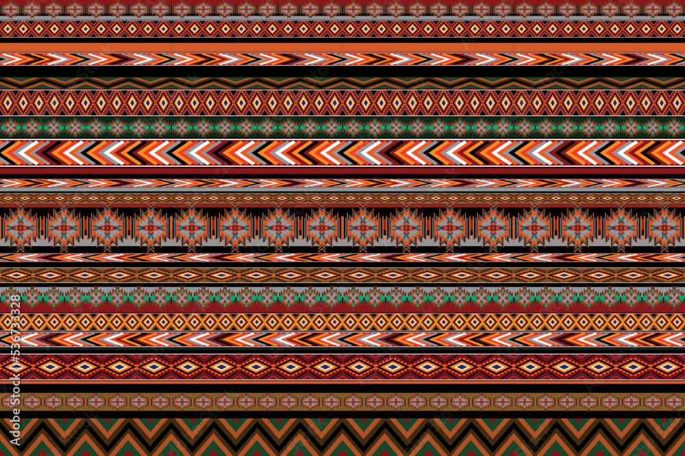Fabric pattern geometric ethnic native style seamless pattern aztec african Fabric pattern geometric ethnic native style seamless pattern aztec african