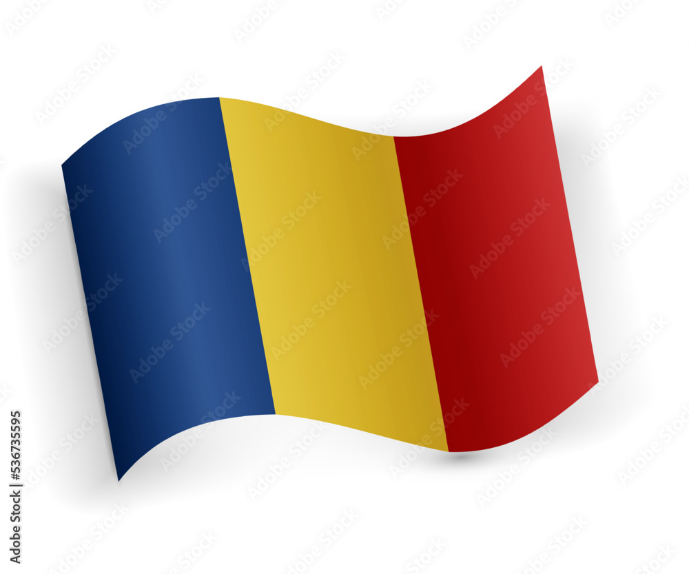 Fototapeta premium Chad national flag