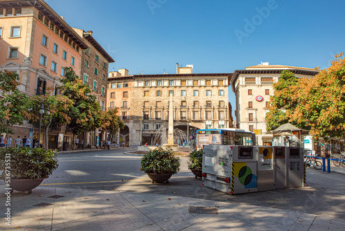 Plaça del Rei Joan Carles I in Palma, Mallorca photo