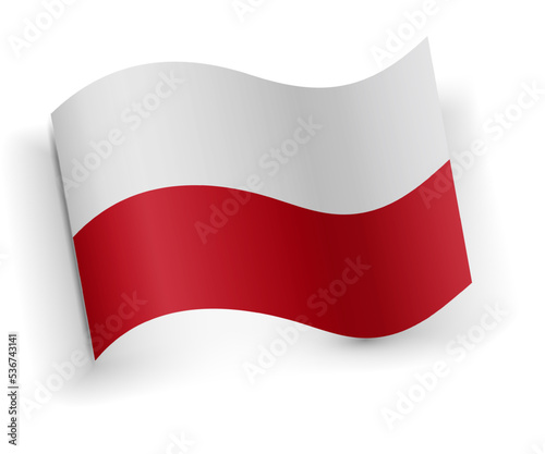Monaco national flag