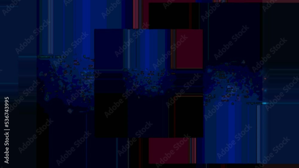 blue background moves indefinitely. cool