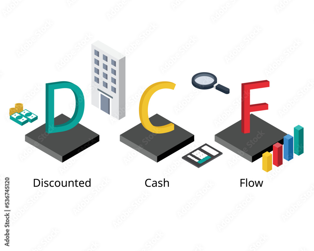 Discounted cash flow or DCF refers to a valuation method that estimates the value of an investment using its expected future cash flows Discounted cash flow or DCF refers to a valuation method that estimates the value of an investment using its expected future cash flows