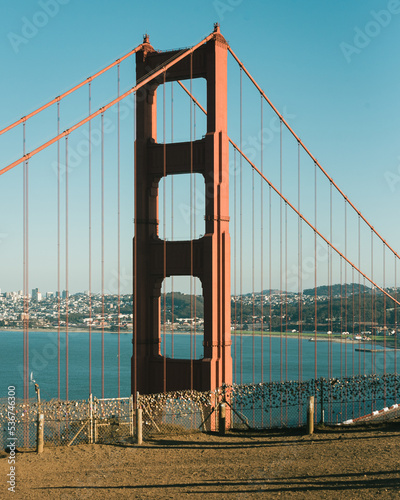 Εκτύπωση καμβά View of the Golden Gate Bridge from Battery Spencer, Sausalito, California