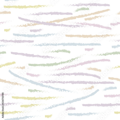 Vector seamless pattern with colored lines, graphite imitation. For print, packaging, textile, banners, scrapbooking, wallpaper, web design.