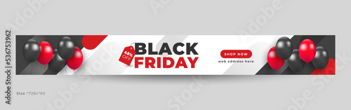 black friday sale offer large web banner