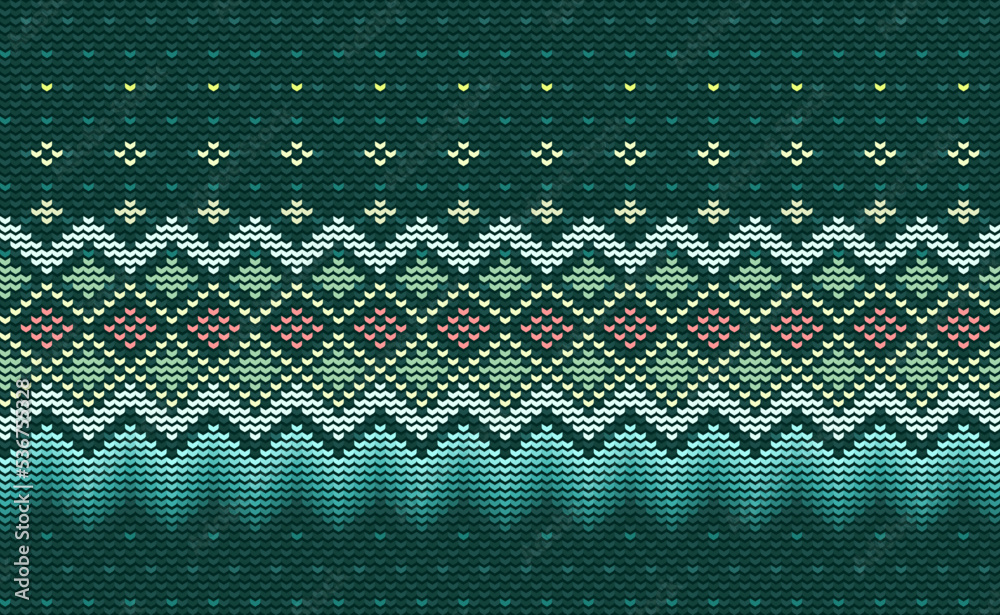 Abstract knitted ethnic pattern, Vector embroidery aztec background, Cross stitch culture crochet style, Green pattern retro, Design for textile, fabric, carpet, wallpaper, graphic Abstract knitted ethnic pattern, Vector embroidery aztec background, Cross stitch culture crochet style, Green pattern retro, Design for textile, fabric, carpet, wallpaper, graphic
