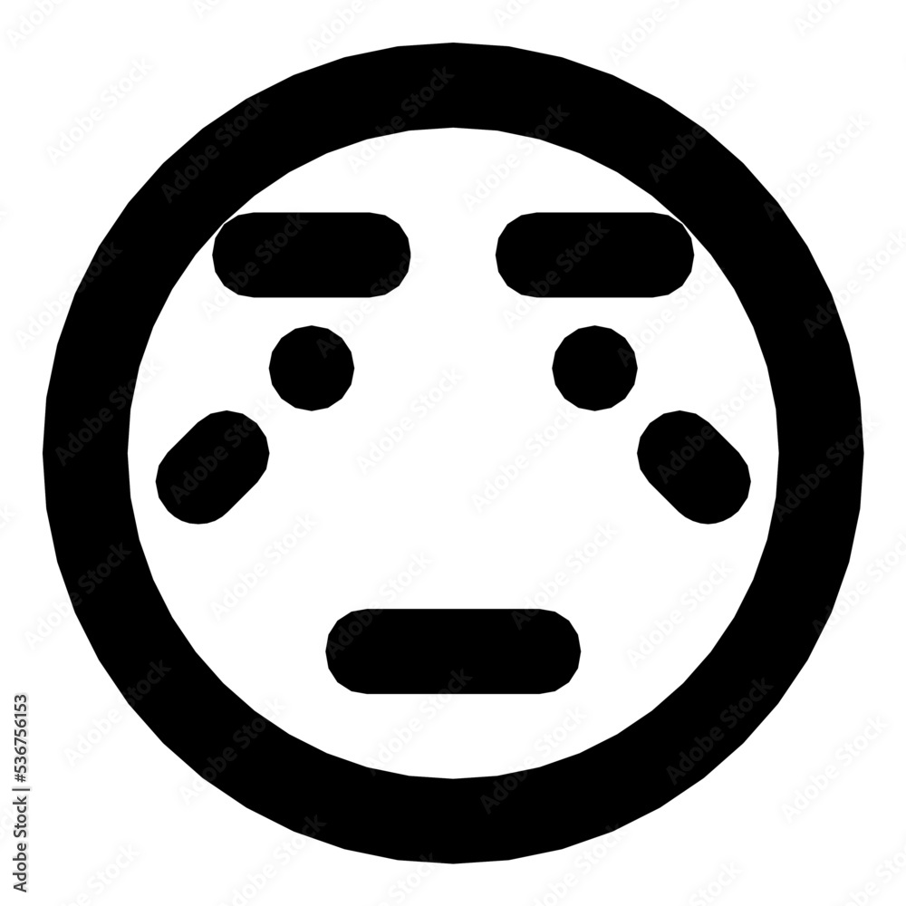 Fototapeta premium sad icon