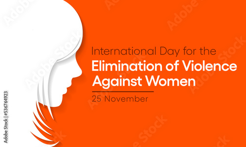 International Day for the Elimination of Violence against Women is observed every year on November 25 all across the world. Vector illustration