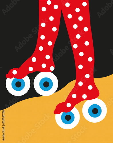 vector illustration of super roller