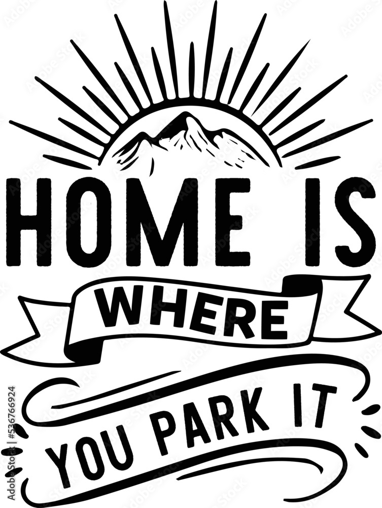 Obraz premium Camping Svg Design