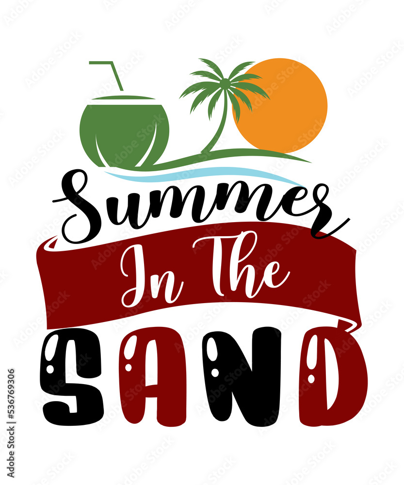 Summer Beach Bundle SVG, Beach Svg Png Bundle, Summertime, Funny Beach ...